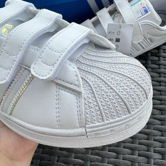 Adidas Superstar Iridescent Kid's Athletic Shoes GV8903 Size 3