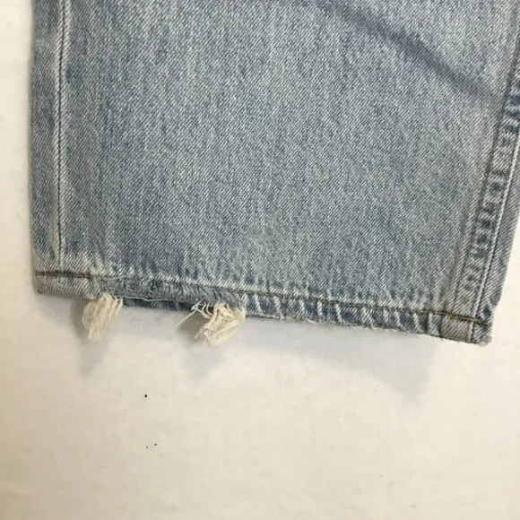 Agolde Criss Cross Jean Suburbia Blue Size 28