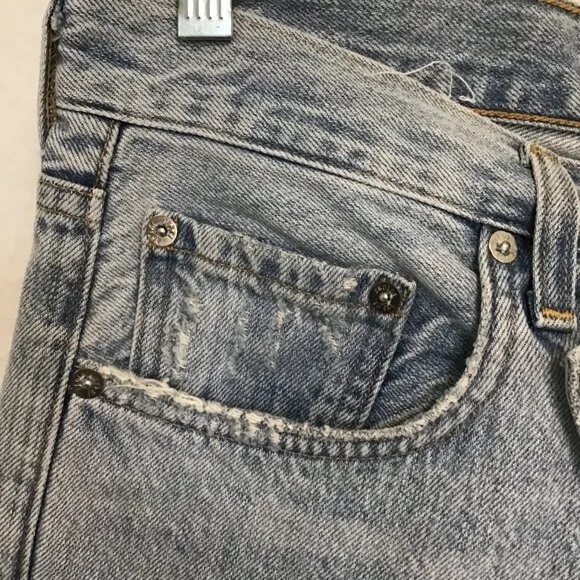 Agolde Criss Cross Jean Suburbia Blue Size 28