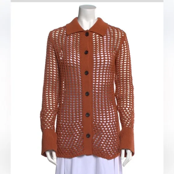 ALC Jade Knit cardigan in brown