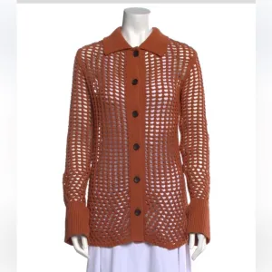 ALC Jade Knit cardigan in brown