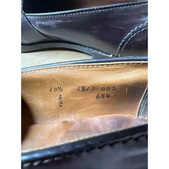 Alden 684 Shell Cordovan Full Strap Penny Loafers Color 8 10.5 A/C