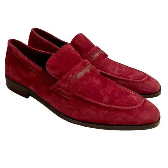 Aldo Spector Red Penny Loafer Size 10