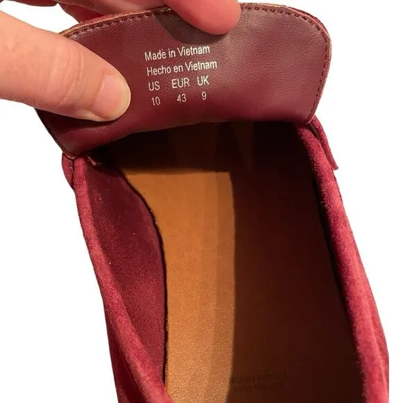 Aldo Spector Red Penny Loafer Size 10