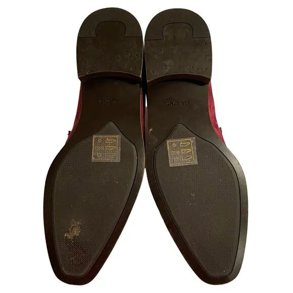 Aldo Spector Red Penny Loafer Size 10