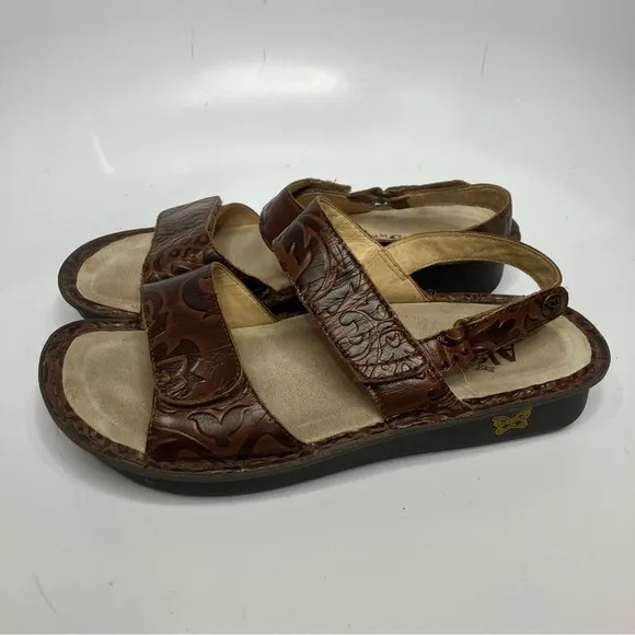 Alegria Verona sandals embossed leather size 37