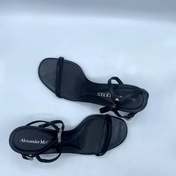 Alexander McQueen Armadillo Metal Bar Sandals