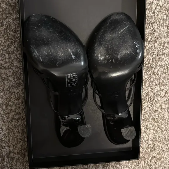 Alexander Wang Black Sculptural Heel Sandals