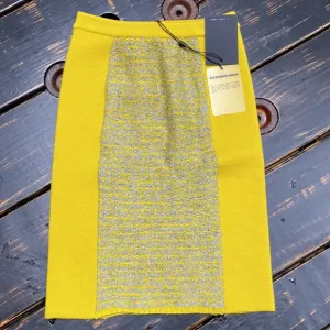 Alexander Wang Wool Blend Skirt in Acid &amp; Heather Gray