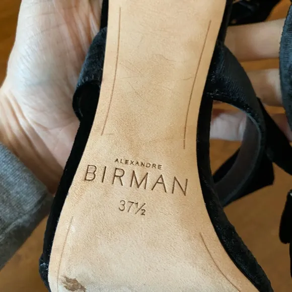 Alexandre Birman Mary Sandals High Heel Stilettos Sz 37.5 fit like 36.5