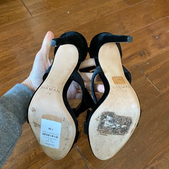 Alexandre Birman Mary Sandals High Heel Stilettos Sz 37.5 fit like 36.5