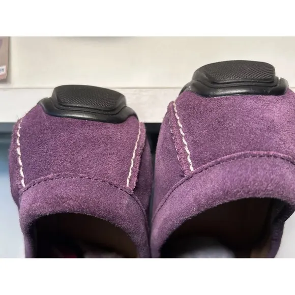 Alfani Men’s Plum Suede Kendric Driving Loafers Size 8.