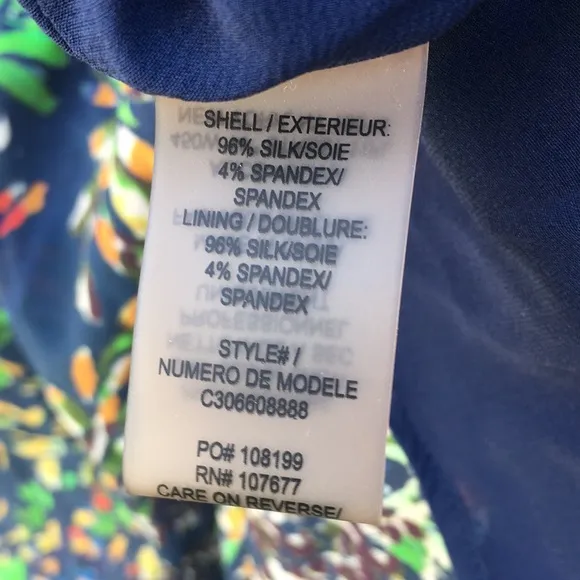 Alice   Olivia Floral Print Mini Dress Silk XS