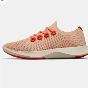 Allbirds Men Size 10.5 Tree Dasher Flame Light Red Sneakers Lace Up Size 10.5