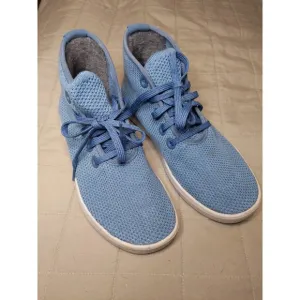Allbirds Womens 8 Tree Runner Merino Wool High Top Sneakers Blue Grey