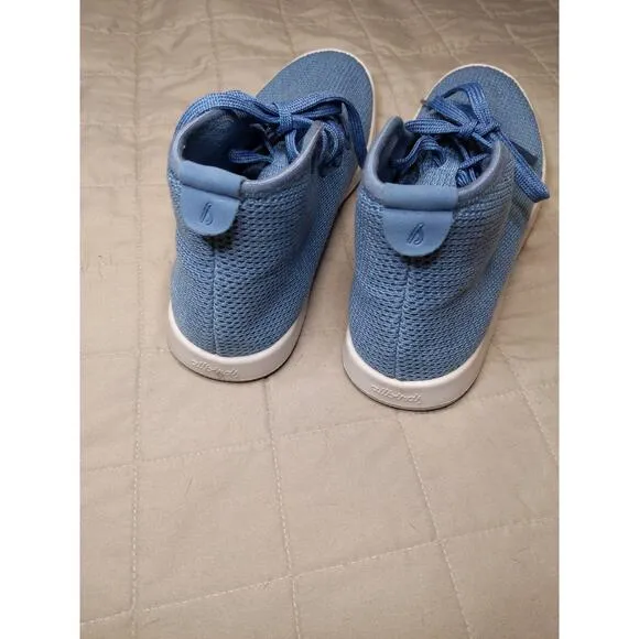 Allbirds Womens 8 Tree Runner Merino Wool High Top Sneakers Blue Grey