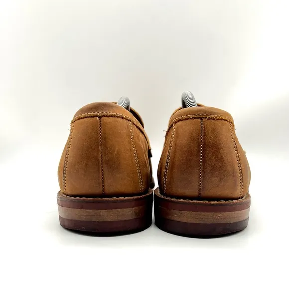 Allen Edmond Addison Penny Loafers Men Size 11.5 Brown Loafers Made in USA