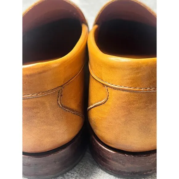 Allen Edmonds‎ &quot;CAVANAUGH&quot;  Loafers Walnut Brown Penny Loafer Size 10B
