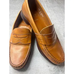 Allen Edmonds‎ &quot;CAVANAUGH&quot;  Loafers Walnut Brown Penny Loafer Size 10B