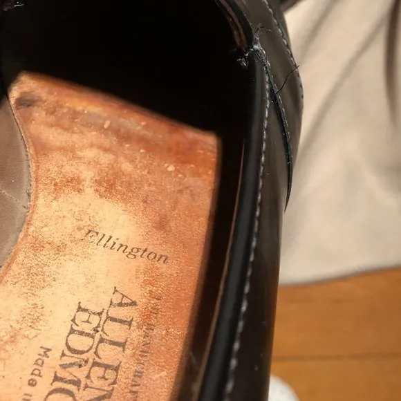 Allen Edmonds black Ellington, 12.5