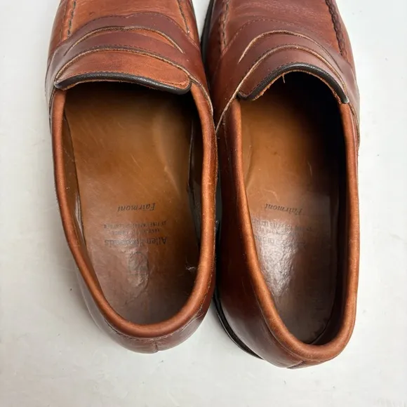 Allen Edmonds Brown Fairmont Penny Loafers Men’s size 9.5D