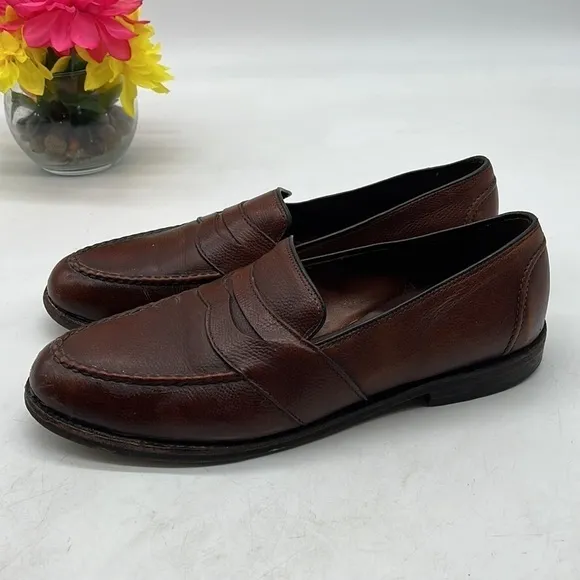 Allen Edmonds Brown Penny Loafers Size 10.5