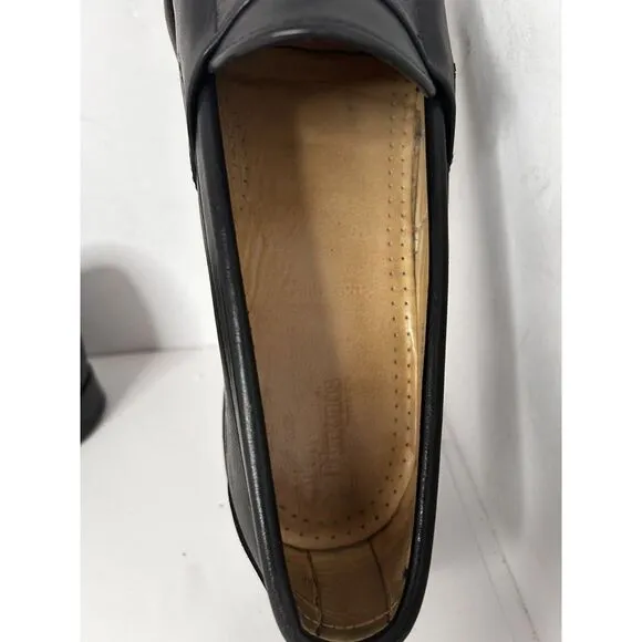 Allen Edmonds Cameron Penny Loafers Sz 9 1/2 C‎ Blk Leather  With Shoe Trees EUC