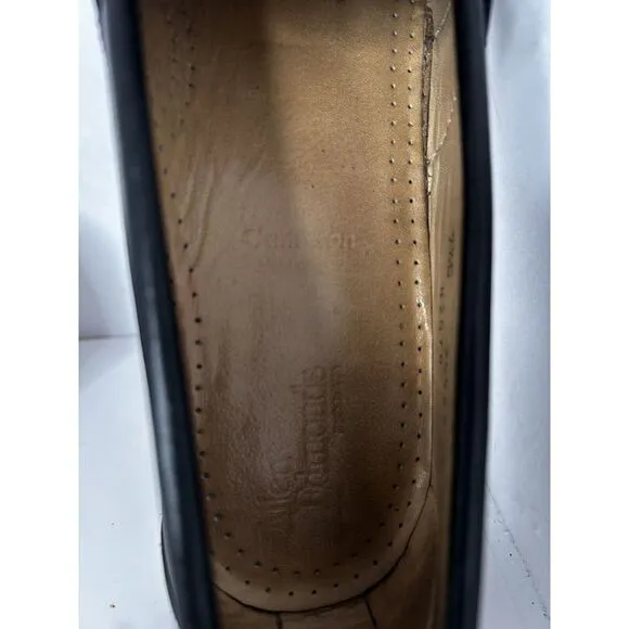 Allen Edmonds Cameron Penny Loafers Sz 9 1/2 C‎ Blk Leather  With Shoe Trees EUC