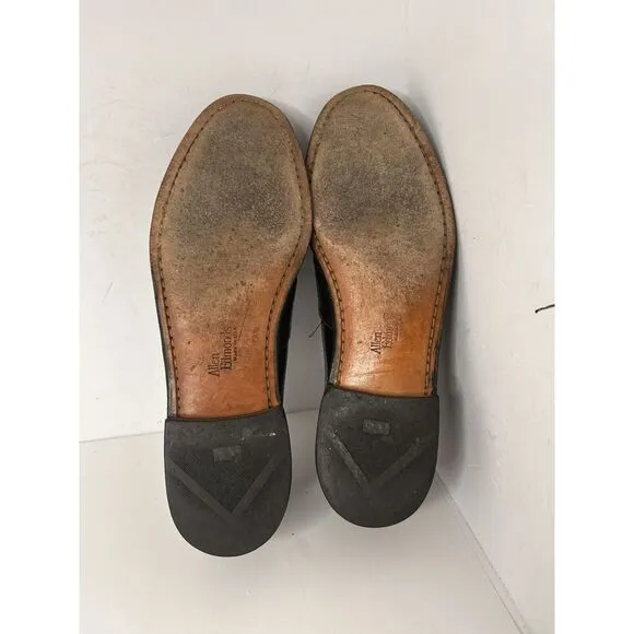 Allen Edmonds Cameron Penny Loafers Sz 9 1/2 C‎ Blk Leather  With Shoe Trees EUC