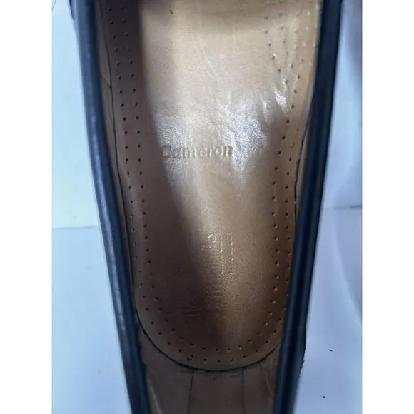 Allen Edmonds Cameron Penny Loafers Sz 9 1/2 C‎ Blk Leather  With Shoe Trees EUC