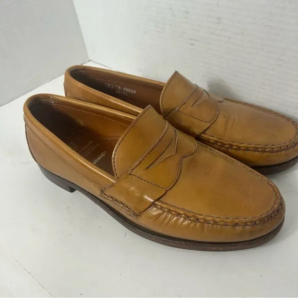 Allen Edmonds Cavanaugh Men’s Leather Penny Loafer Nutmeg Brown 9D 39792