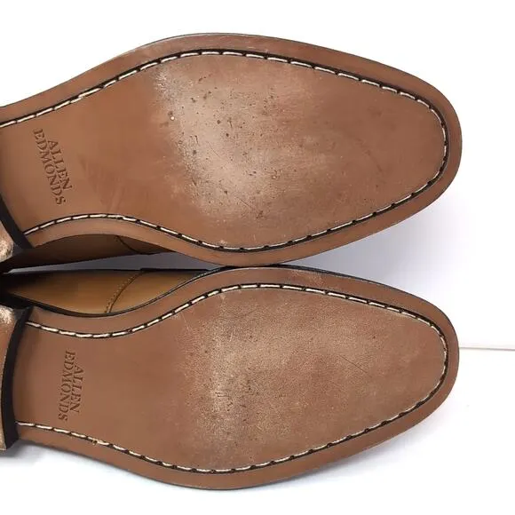 Allen Edmonds ELI Penny Loafers Men's Size 8 D Walnut Brown NEW NWOB msrp $395