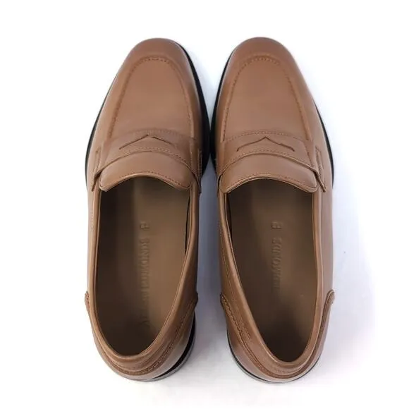 Allen Edmonds ELI Penny Loafers Men's Size 8 D Walnut Brown NEW NWOB msrp $395