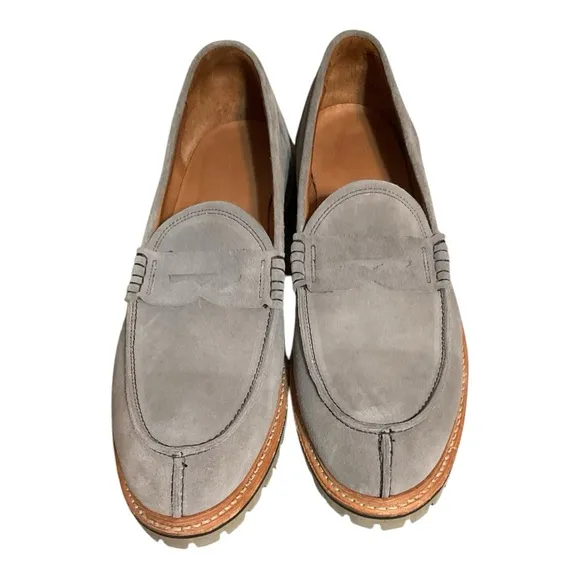 Allen Edmonds Freeport Suede Weatherproof Penny Loafers Size 13