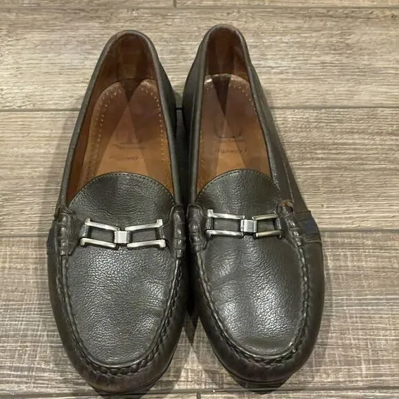 Allen Edmonds Highway I Men's Driving Loafers Shoes Size 8.5 D Leather Brown