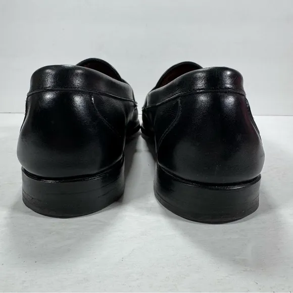 Allen Edmonds Kearney Black Leather Penny Loafers Men Size 9.5D