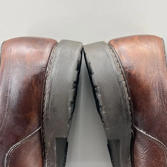 Allen Edmonds Mapleton Brown Leather Bicycle Toe Derby Shoes Mens Size 11.5 D