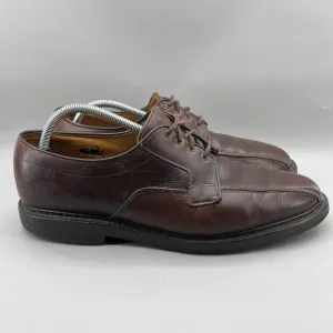 Allen Edmonds Mapleton Brown Leather Bicycle Toe Derby Shoes Mens Size 11.5 D