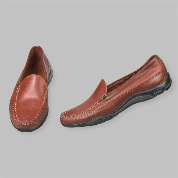 Allen Edmonds Men’s Size 11 D Boulder Venetian Brown Driving Mocs Loafers USA