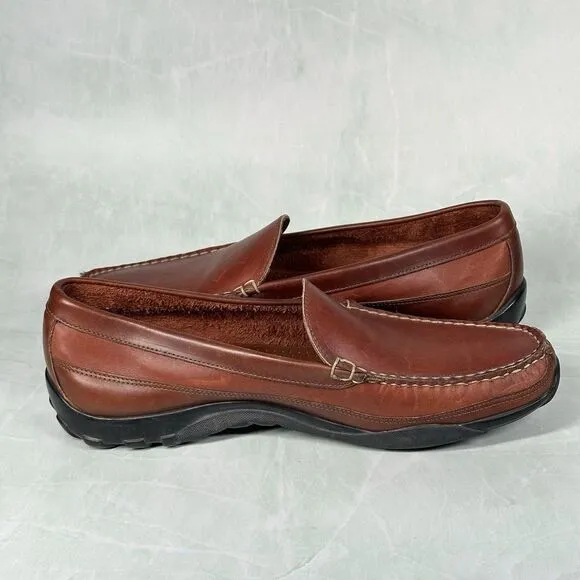 Allen Edmonds Men’s Size 11 D Boulder Venetian Brown Driving Mocs Loafers USA