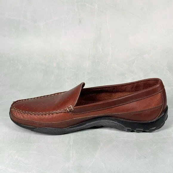 Allen Edmonds Men’s Size 11 D Boulder Venetian Brown Driving Mocs Loafers USA