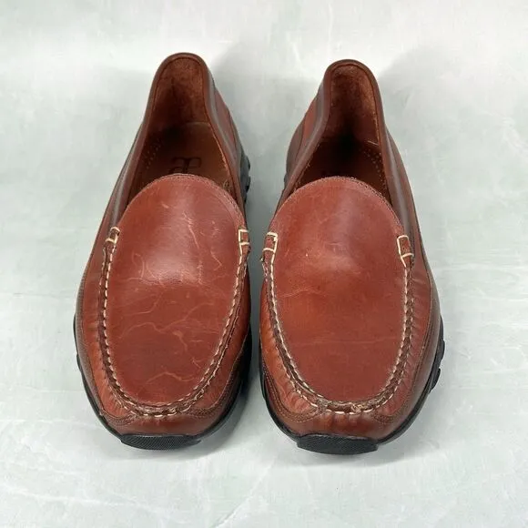 Allen Edmonds Men’s Size 11 D Boulder Venetian Brown Driving Mocs Loafers USA