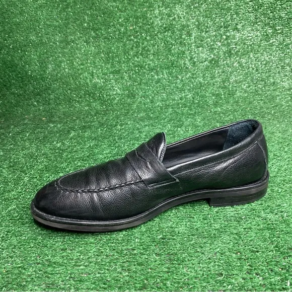 Allen Edmonds Mens Size 11.5 Black Leather Nomad Penny Loafers Port Washington