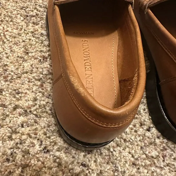 Allen Edmonds Newman Penny Loafers Size 9 in Pecan