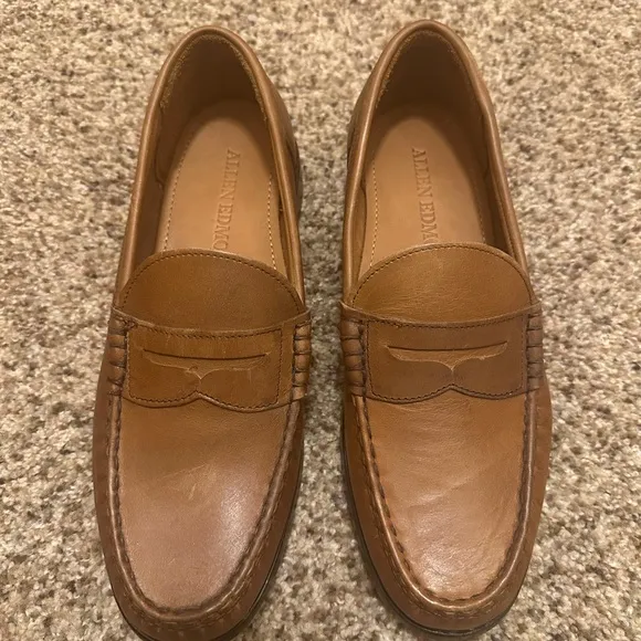 Allen Edmonds Newman Penny Loafers Size 9 in Pecan