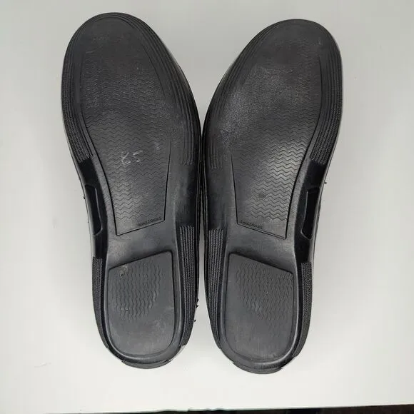 Allen Edmonds Norwalk Woven Black Driver Slip On Driving Loafers Size 9.5 D