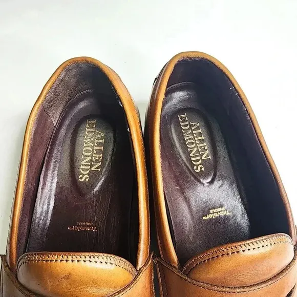 Allen Edmonds Port Washington Houston Penny Loafers Size 10.5 Traveler 2892