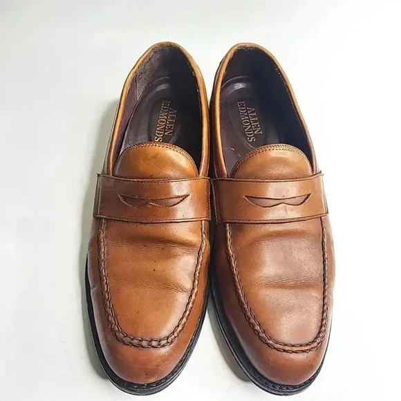 Allen Edmonds Port Washington Houston Penny Loafers Size 10.5 Traveler 2892