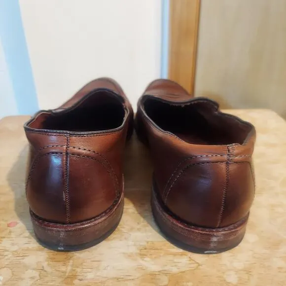 Allen Edmonds Randolph Men's US 15 E Brown Leather Bench Welt Penny Loafers