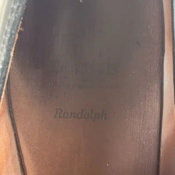 Allen Edmonds RANDOLPH Slip-On Penny Loafers Black USA Size 12 D